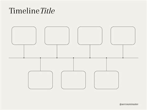 Design this Minimalist Blank Book Timeline layout online