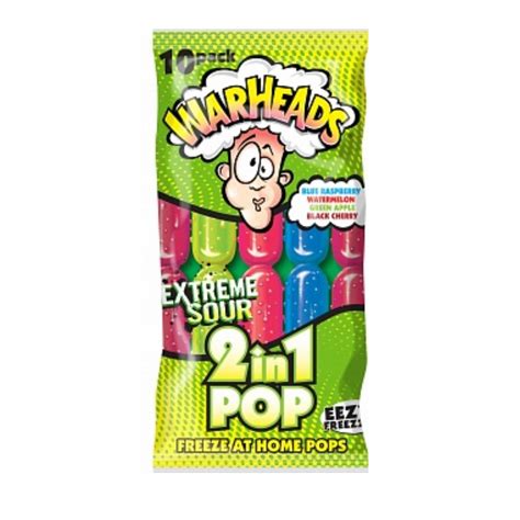 Warhead Sour 2in1 Snap Ice Pack Of 10 Americancandyndrinks