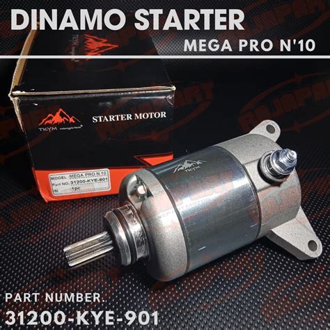 Dinamo Stater Motor Assy Starter Honda Megapro Mega Pro New Monoshock