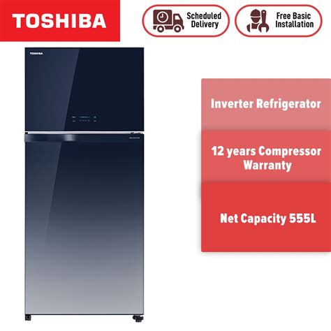 Toshiba Star Doors Duo Hybrid Inverter Refrigerator L Gr