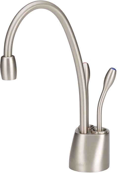 InSinkErator Contemporary Instant Hot And Cold Water Dispenser Faucet Satin Nickel F HC SN