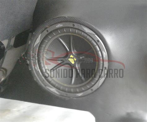 SUBWOOFER LATERAL EN FIBRA MEDIOS Sonido Para Carro