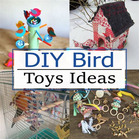 10 DIY Bird Toy Ideas For Feathered Friends - Teb DIY