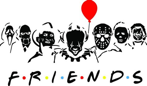 Friends Horror Svg Etsy