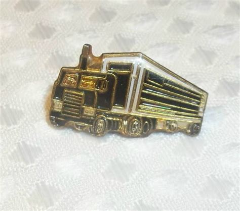 Semi Truck Enamel Pin For Trucker Cap Lapel Pin Snapback Cap Etsy