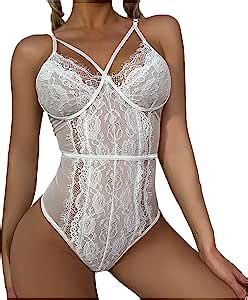 Amazon Houkai One Piece Sexy Leather Lingerie Zipper Crotchless Sex Color A Size Xl