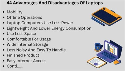 Four Different Types Of Laptops With The Text Advantages And