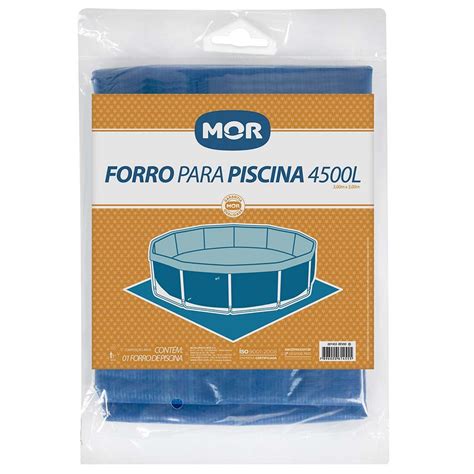 Forro Para Piscina Mor 1455 4500 Litros Circular Azul você encontra na