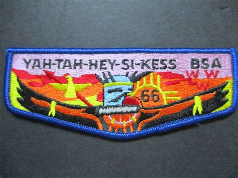 Oa Lodge Yah Tah Hey Si Kess Bsa Blue Border Boy Scout Flap Ebay