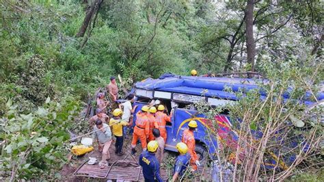 India At Least 7 Dead 27 Injured After Bus Carrying Pilgrims Falls