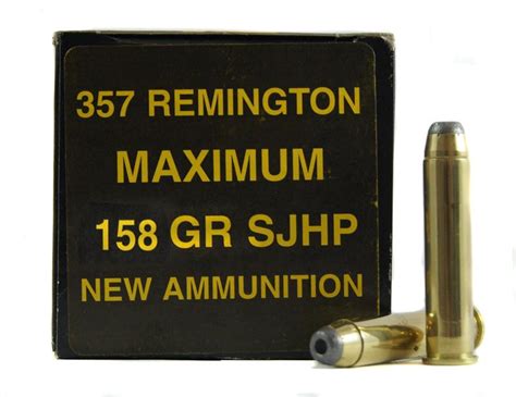 PCI 357 Remington Maximum 158 Gr Semi Jacketed Hollow Point Box Of 50