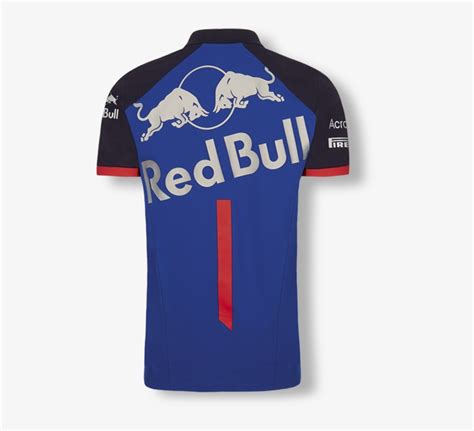 Scuderia Toro Rosso F1 Official Men's Teamline Polo - Red Bull Toro ...