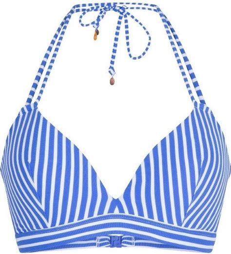 LingaDore Bossa Bikini Top Maat 40C Blauw Wit Bol