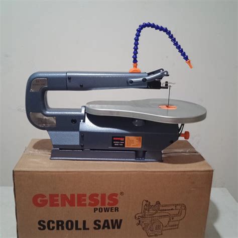 Jual Scroll Saw Single Speed Mesin Gergaji Ukir Kayu Potong Kayu