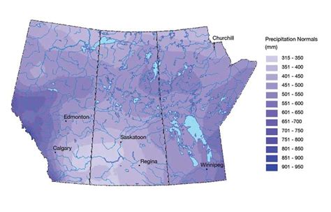 Canadian Prairies Map