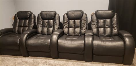 4 Leather home theater recliners | AVS Forum