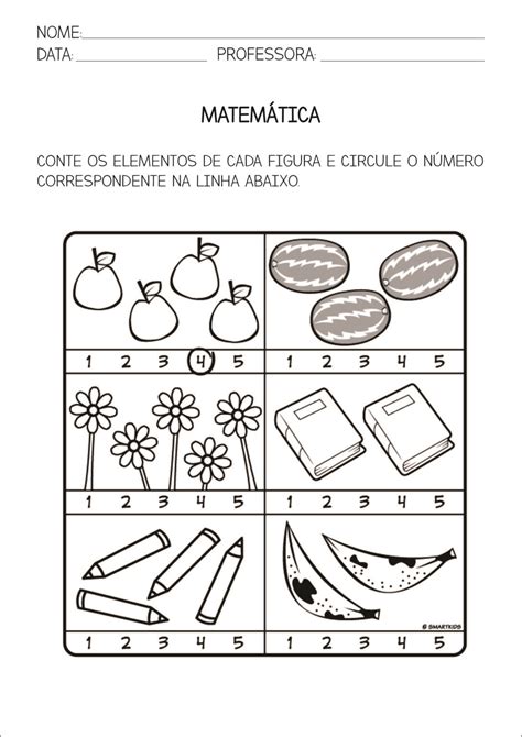 Atividade De Educa O Infantil Ano Matem Tica N Meros