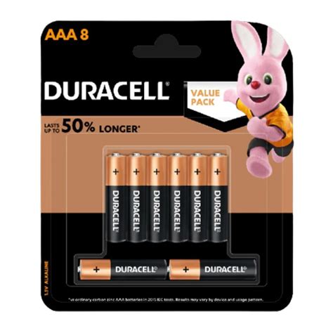 Shiphỏatốc Duracell Pin Aaa 50 Longer Lasting Aaa Battery 1 5v Alkaline 8 Cục Shopee