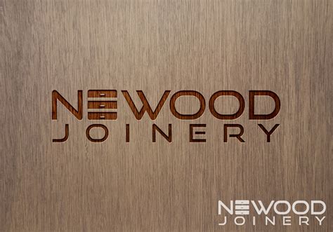 Modern Upmarket Woodworking Logo Design For Newood Joinery By Rm