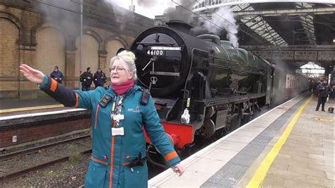 46100 Royal Scot On The Lakelander Departure Preston For Carlisle Youtube