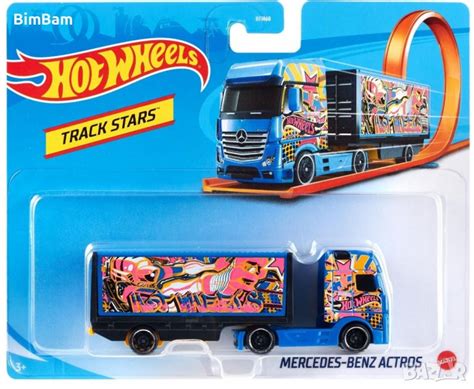 Камион Hot Wheels Mercedes Benz Actros Mattel в Коли камиони мотори писти в гр София