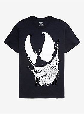 Venom Black White We Are Venom Face T Shirt Hot Topic Venom Shirt