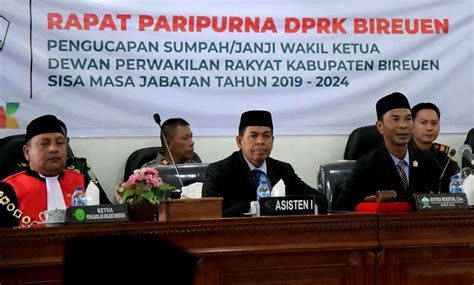 Aida Fitria Resmi Dilantik Sebagai Wakil Ketua Ii Dprk Bireuen Sisa