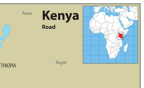 Kenya Road Map | I Love Maps