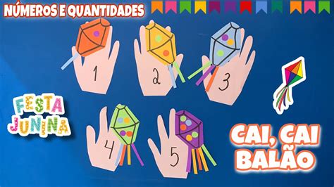 Cai Cai Balão Matemática Divertida Números e Quantidades Recurso