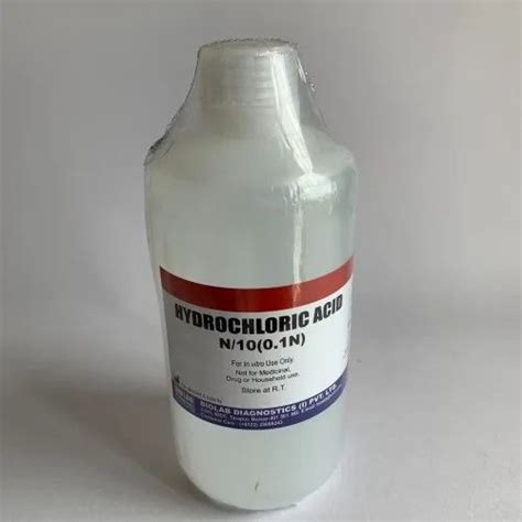 Biolab Diagnostics Hydrochloric Acid For In Vitro Use Only Liquid At