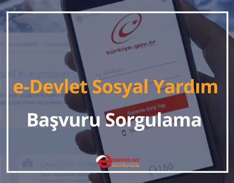 E Devlet Sosyal Yard M Ba Vuru Sorgulama Edevlet Net