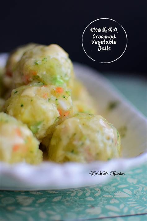 Kit Wai S Kitchen Creamed Vegetable Balls