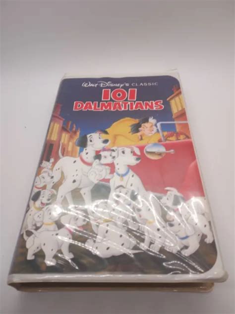 101 DALMATIENS VHS Walt Disney classique édition diamant noir rare étui