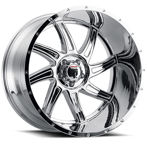 American Truxx Vortex AT162 CH Rims Wheels Chrome 22x12 Group A