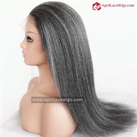 25% Grey Hair Mixed Human Hair Custom Order (Link For Demonstration)