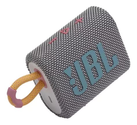 Parlante JBL Go 3 portátil con bluetooth waterproof grey MercadoLibre