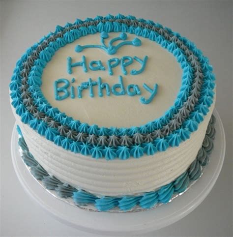 Simple Male Birthday Cake - CakeCentral.com