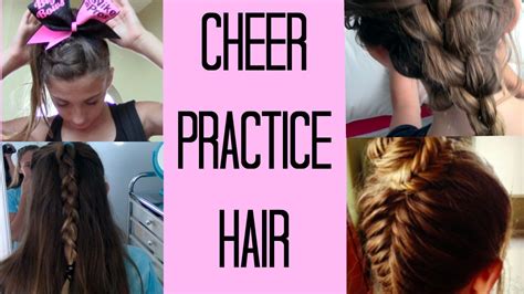 Cheer Practice Hair Ideas Youtube