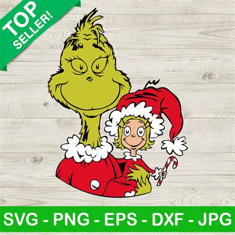 Grinch and cindy lou who SVG, Cindy lou who christmas SVG, Grinch SVG