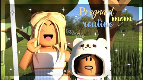 Pregnant Mom Routine Roblox Bloxburg Roleplay Sarxpie Youtube