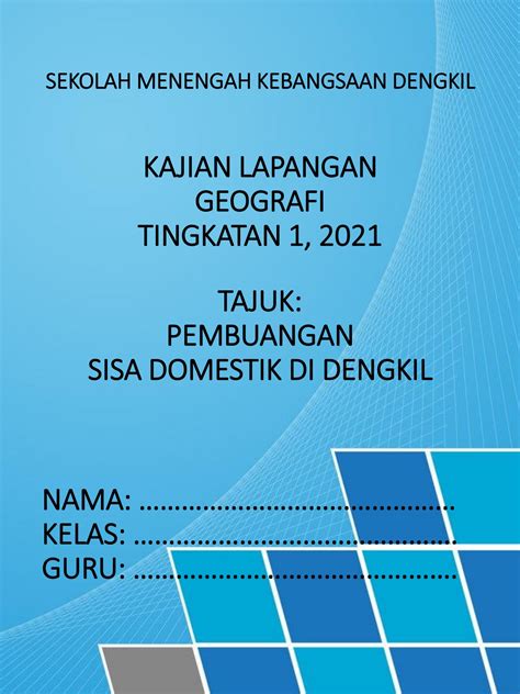 Konsep Sisa Domestik Geografi Tingkatan 1 Sue Mcgrath