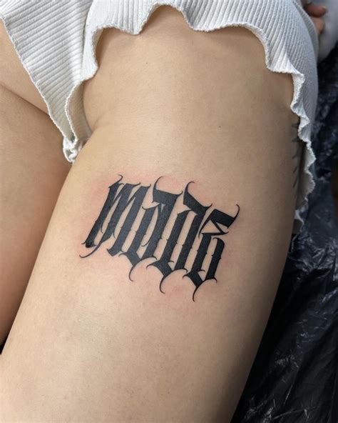 Pin De Chriz Letters En Letterink Tattoo By Chriz Letters Tatuaje Del