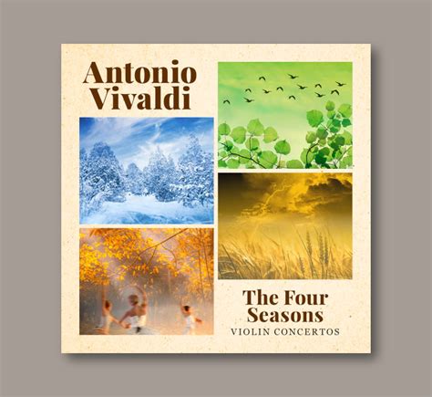 The Four Seasons Music Album Cover Design | Mayank Bhatnagar