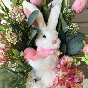 Easter Bunny Centerpiece Spring Table Decor Easter Centerpiece Bunny