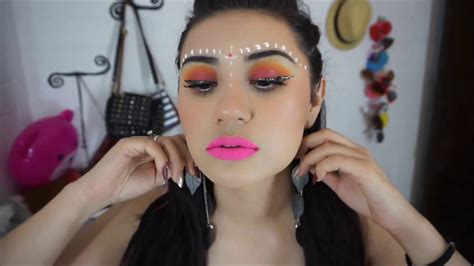 Maquillaje Para Festival De Musica Colaboracion Con Stylesharem Youtube