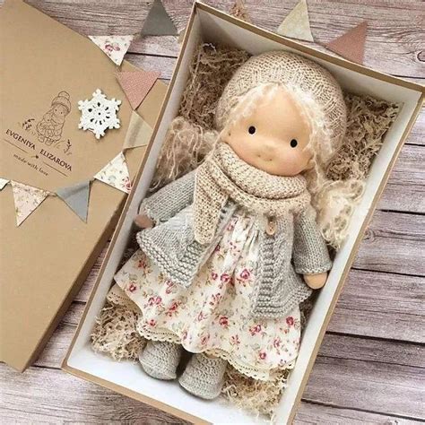 Waldorf Doll Doll Artist Handmade Mini Dress Up Doll Diy Halloween Gift