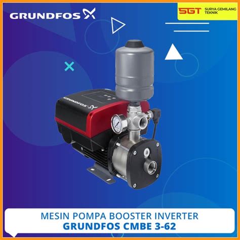 Jual Mesin Pompa Dorong Booster Pump Grundfos Cmbe 3 62 Inverter Pompa Air Shopee Indonesia