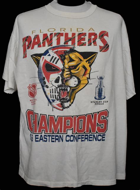 Florida Panthers Tee Vintage 90s Nhl Eastern Conference Etsy