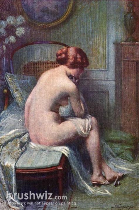 Nude By Delphin Enjolras Oil Painting Reproduction