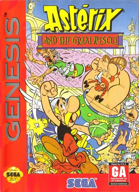 Asterix And The Great Rescue Sega Genesis Game Bit Legacy